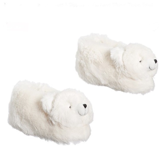 white bear slippers